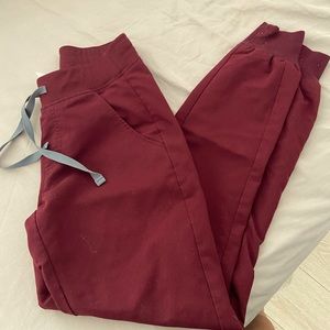 Figs Burgundy Zamora Joggers
